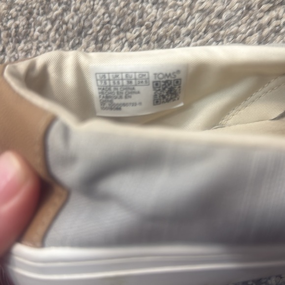 Toms Gray Loafers Casual Slip-Ons - Picture 4 of 6